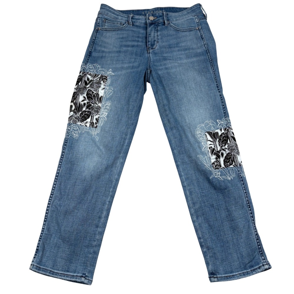 White House Black Market The Straight Crop Jeans Women Size 2 High-Rise WHBM
